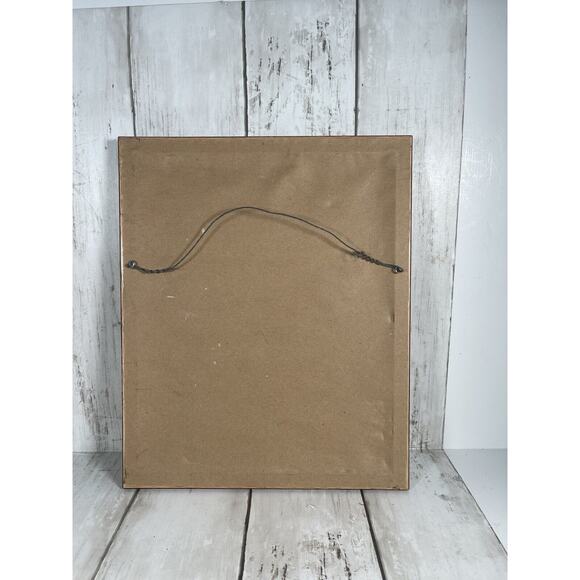 Sarah Rishel Etching Print Framed And Signed Angel Christmas Wintertime - Picture 5 of 5